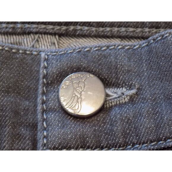 Versace Collection gray straight leg jeans womens size 34 - Picture 9 of 9